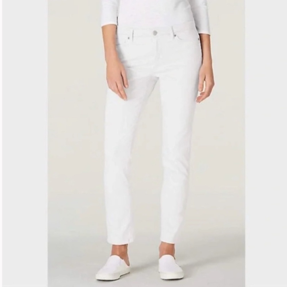 J. Jill White Skinny Jeans NWT- size 14 Tall